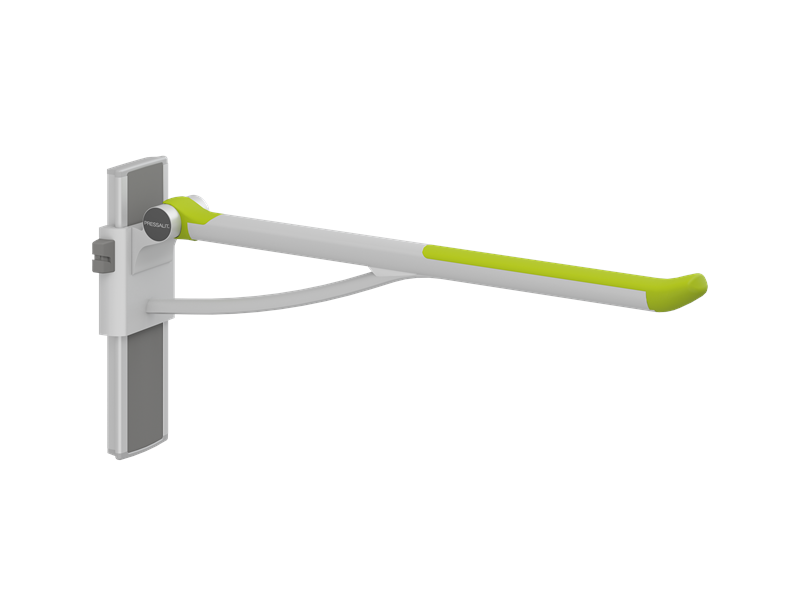 PLUS fold down grab bar with integrated counter-balance, 33.5'', left hand operated