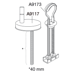 Universal toggle hinge with lift-off