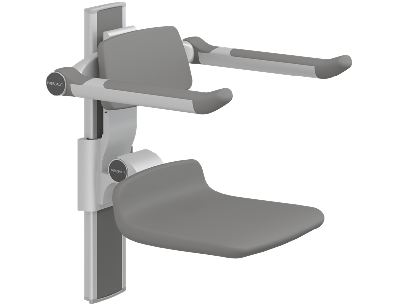 PLUS shower seat 310, manually height adjustable