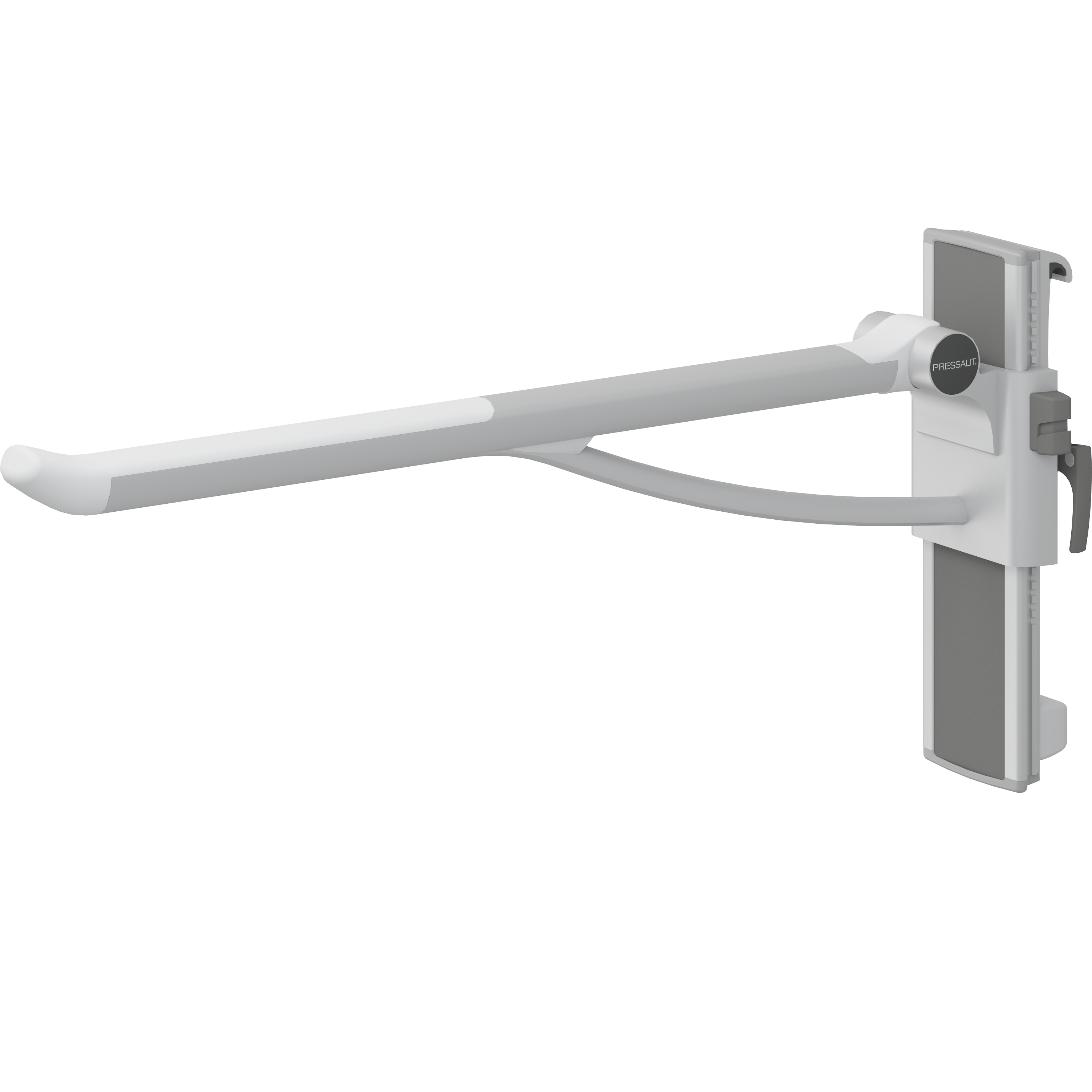 PLUS fold down grab bar with integrated counter-balance, 33.5'', right hand operated