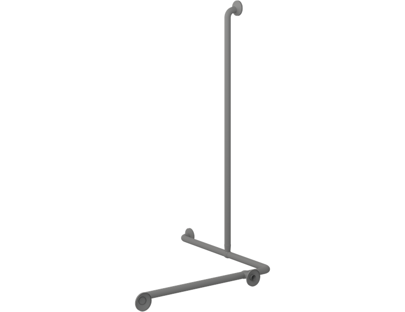 PLUS grab bar, corner shower combination, reversible left/right, 30" x 30" x 49.2"