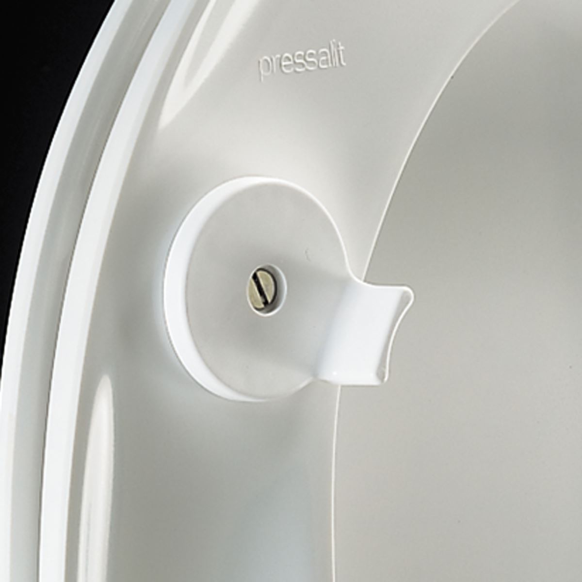 Toilet seat Dania with open front, with cover