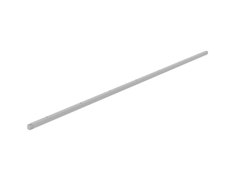 Safety rail for worktop, length from 2401 to 3000 mm