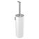 Pressalit Style WC-bürstengarnitur, Stahl gebürstet/Weiss