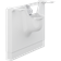 MATRIX elektrisch bedienbaar wastafel muurframe, rechts afgerond, in hoogte verstelbaar