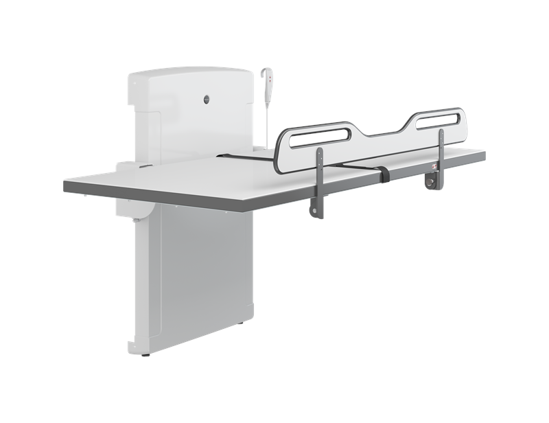 CT 4100 change table, electrically foldable, electrically height adjustable 