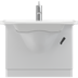 Solution with MATRIX basin unit, manually height adjustable, and MATRIX MEDIUM wash basin