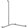 PLUS stödhandtag för hörn med duschstång, höger/vänster vändbart, 762 x 762 x1 250 mm