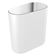Pressalit Style Toilet wastebasket, chrome/white