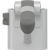 PLUS toalettarmstöd, 700 mm, vänster hand manövrerad