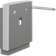 SELECT support de lavabo, bâti support, réglable en hauteur électriquement avec levier de commande, fonction d'arrêt de sécurité incluse