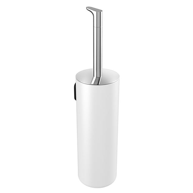Pressalit Style Toilet brush, chrome/white