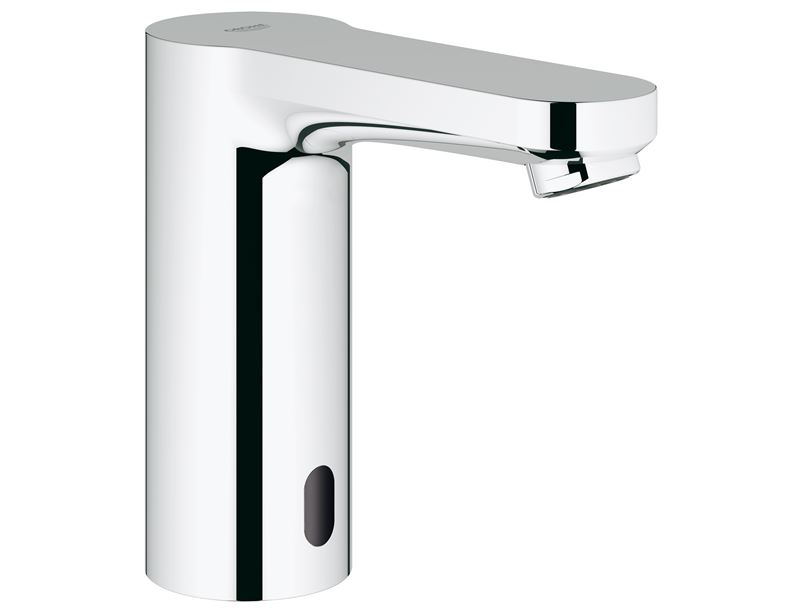 Touchfree faucet with temperature control